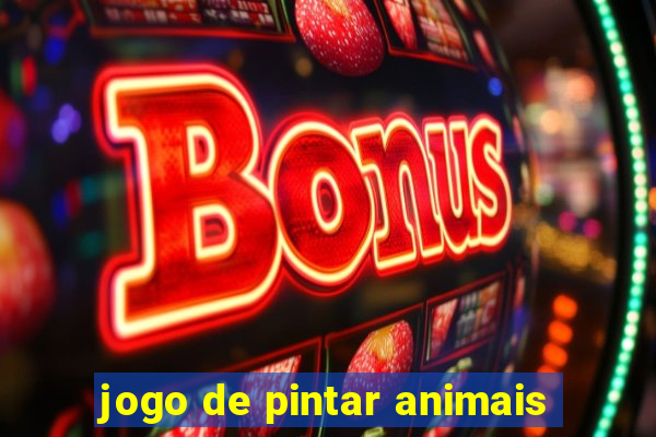 jogo de pintar animais